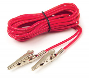 Red Insulated Alligator Tester Lead