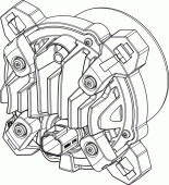 84581-3 Line Drawing Back Miniaturbild