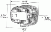 LED Combination Driving Light Left Drawing Miniaturbild