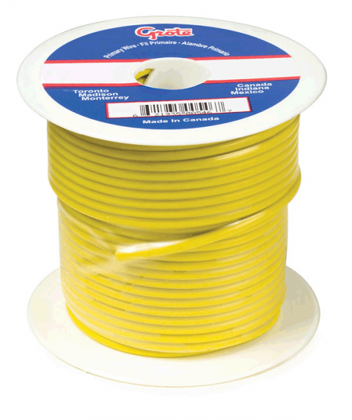 General Purpose Thermo Plastic Wire, Primary Wire Length 100', 10 Gauge