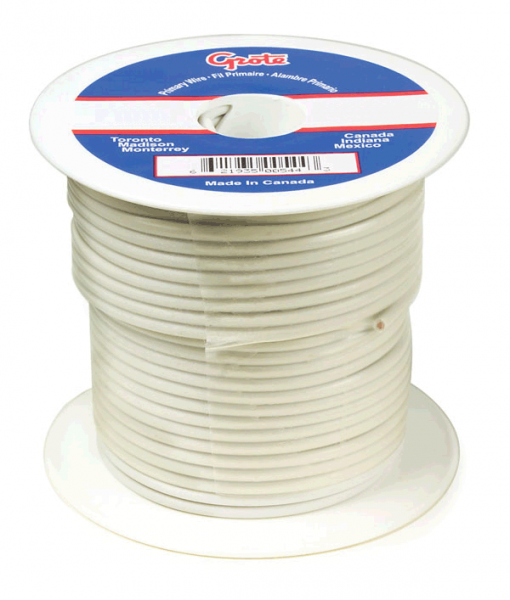 General Purpose Thermo Plastic Wire, Primary Wire Length 100', 14 Gauge