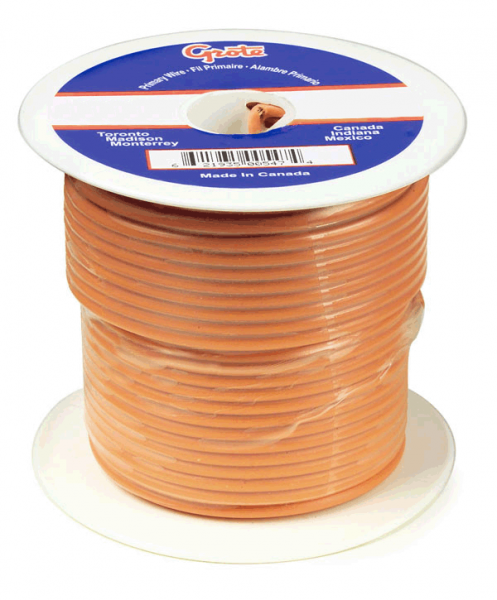 General Purpose Thermo Plastic Wire, Primary Wire Length 100', 14 Gauge