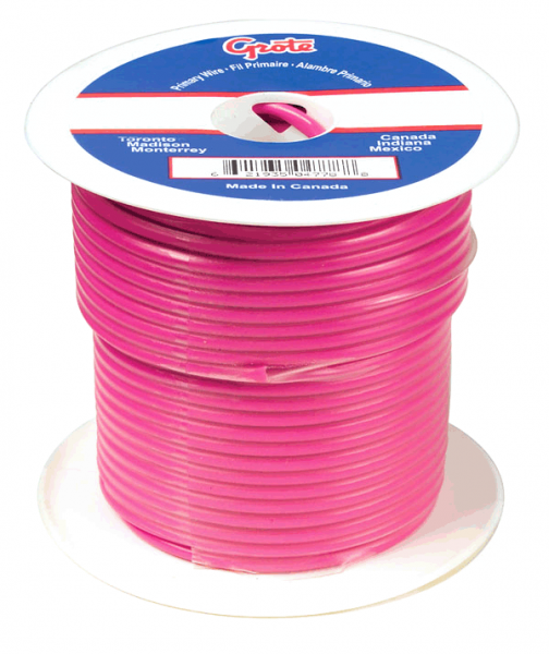 General Purpose Thermo Plastic Wire, Primary Wire Length 100', 14 Gauge