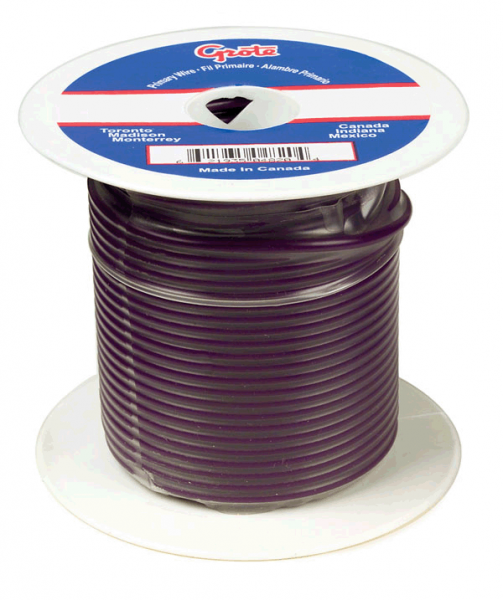 General Purpose Thermo Plastic Wire, Primary Wire Length 100', 14 Gauge