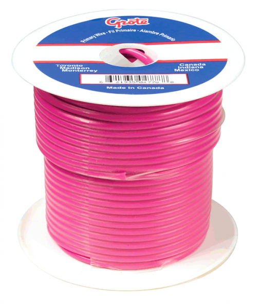 Cable termoplástico para uso general, Cable primario de 100' de largo, Calibre 20