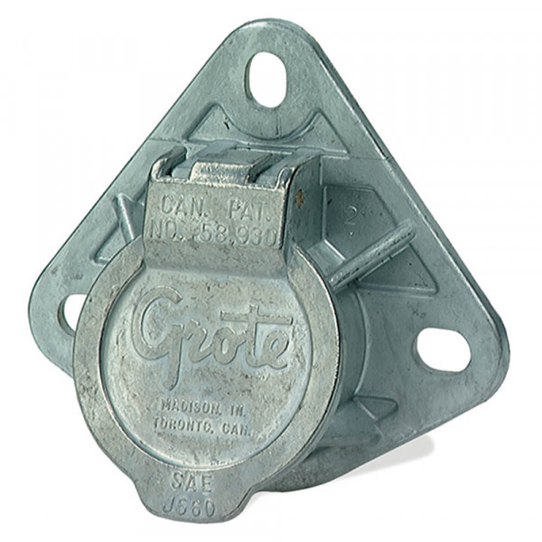 Ultra-Pin Receptacle Three-Hole Mount, Split Pin