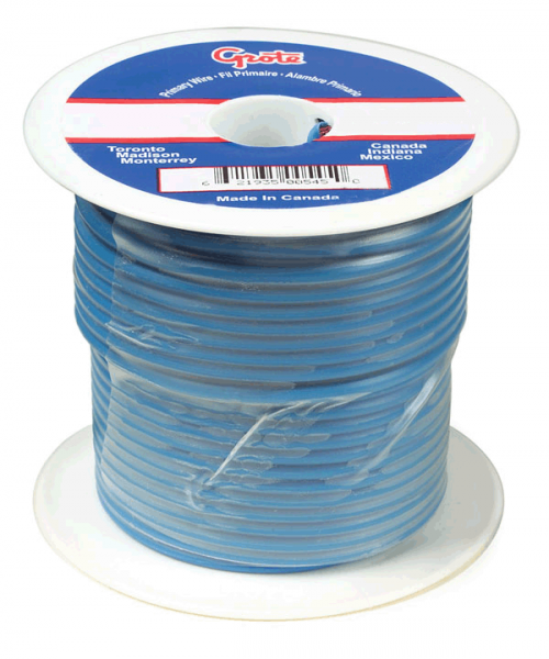 General Purpose Thermo Plastic Wire, Primary Wire Length 1000', 12 Gauge