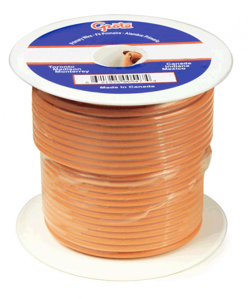 General Purpose Thermo Plastic Wire, Primary Wire Length 25', 16 Gauge