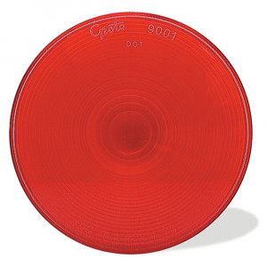 Grote 90342 Red Reflex Reflector Lens - Replacement For RV, Marine & Utility Lighting