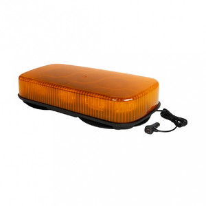 9100LEDV-YW - Amber/Clear, 10-16V DC, Magnet Mount