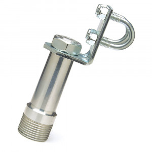 Supports de fixation de gyrophare et de balise pour accessoires de support de rétroviseur, avec attache intégrée de 1 po