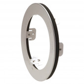 Stainless Steel Snap-In Theft-Resistant Flange For 4" Round LED Lights, 4 1/2" Size thumbnail