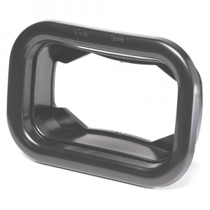 Grommet For Rectangular Lights, Mounting Grommet, Black