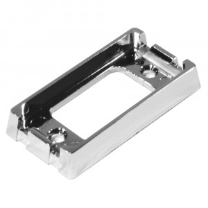 Bracket For Small Rectangular Lights, Chrome Plated