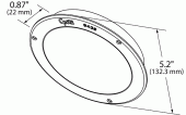 Round Snap-In Cover Plate Drawing thumbnail