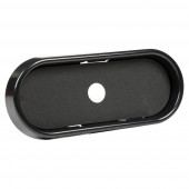 6" Oval Black Surface Mount Bezel vignette