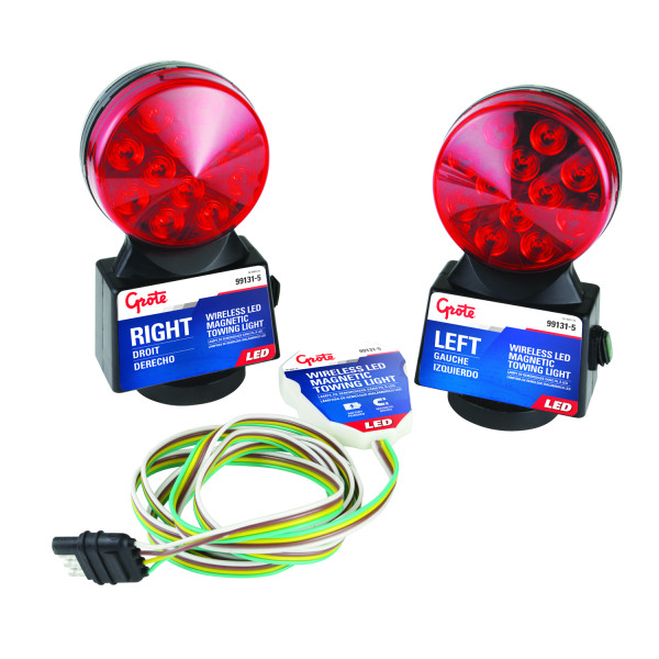 Kit de feux de remorque sans fil pour camion de remorquage, lampe