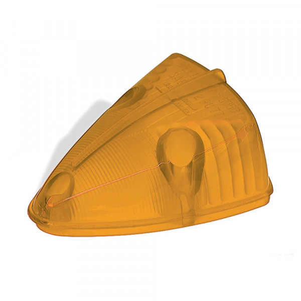 99913 Clearance Marker Replacement Lenses, School Bus Wedge Lens, Amber