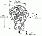 Zeichnung der LED-Arbeitsleuchte Miniaturbild