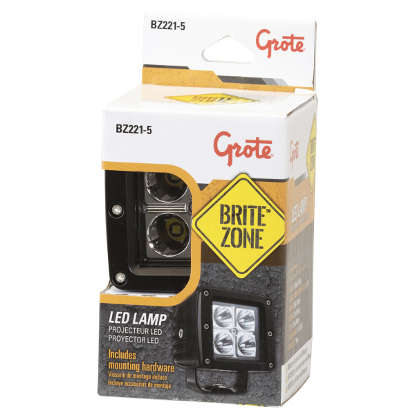 BriteZone™ LED Work Light, 1100 Lumens, Large Hand Held