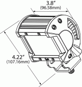 drawing of britezone Rectangular LED Light Miniaturbild