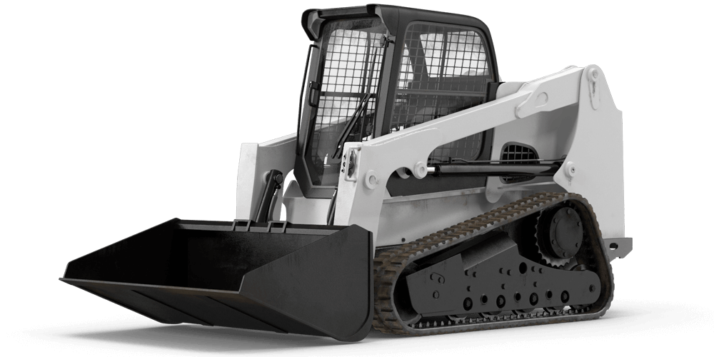 compact tracked front loader