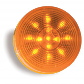 optic amber hi count 2 half led clearance marker light