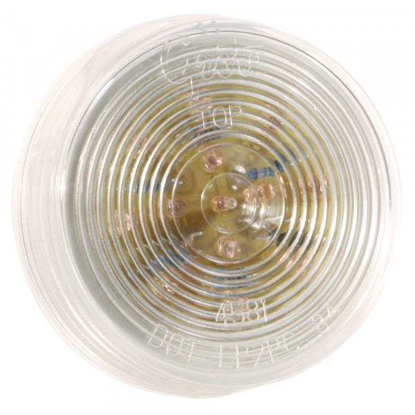 optic yellow hi count 2 half led clearance marker light