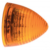 hi count 2 1/2 13 diode beehive led light amber