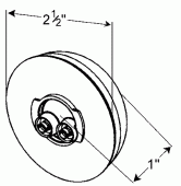 Grote product drawing - 9 diode led clearance marker light vignette