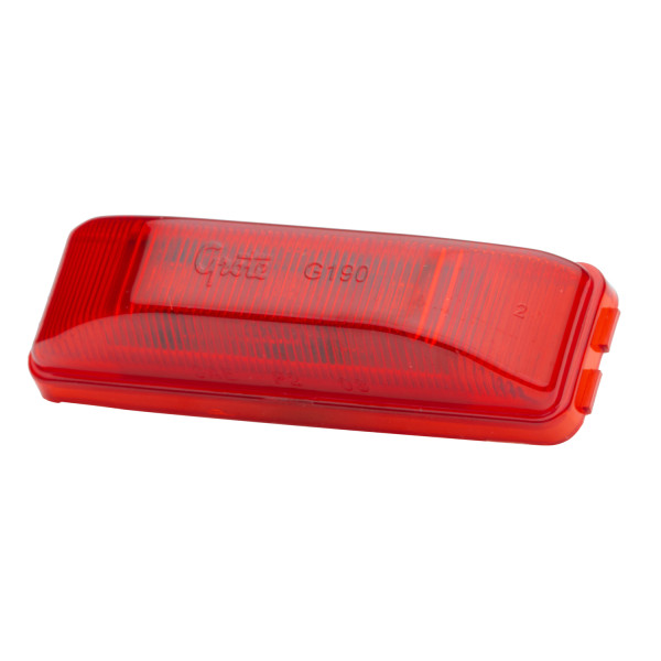 thumbnail image 2 of Grote G1502 Red LED Clearance Marker Lamp - 3 Diode, 12V, Rectangle Shape For Trucks & Trailers 2 of 11