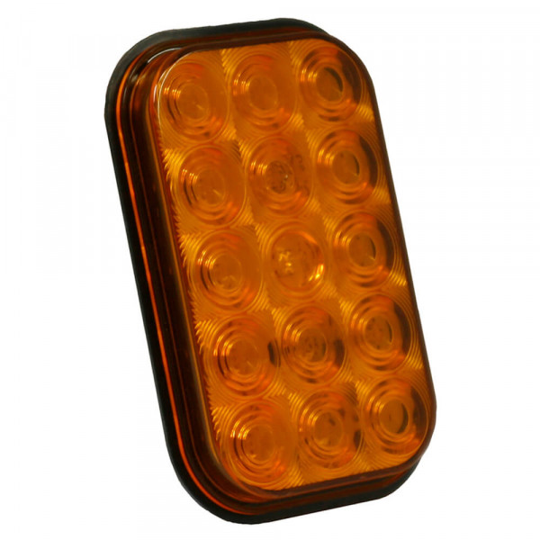 hi count rectangular led stop tail turn light amber