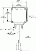 Grote product drawing - Double-Face LED Stop Tail Turn Light with Side Marker thumbnail