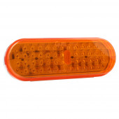 oval led stop tail turn light amber Miniaturbild