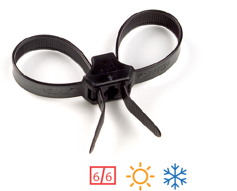 Grote's nylon cable ties are hygroscopic