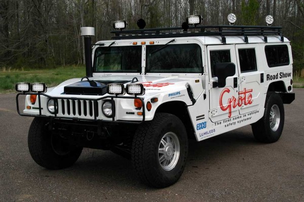 Grote lights on vehicle Grote lights on vehicle