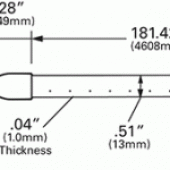 Grote product drawing - XTL light strip thumbnail