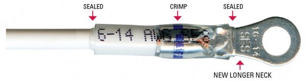 Anneau de terminal thermorétractable