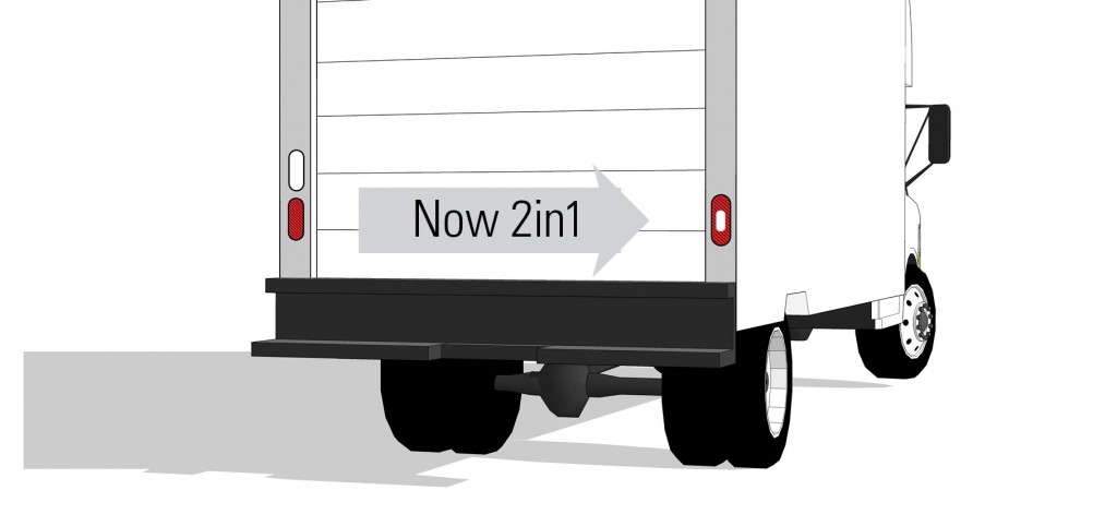 Grote's new LED S/T/T lights on box truck illustration