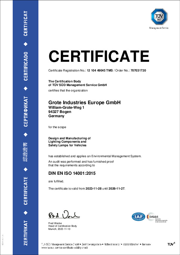 ISO 14001 (Englisch)