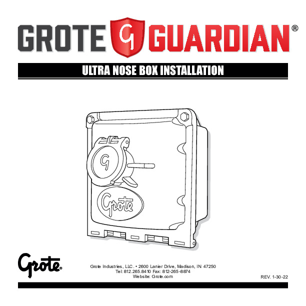 Installation der Guardian Ultra Nose Box