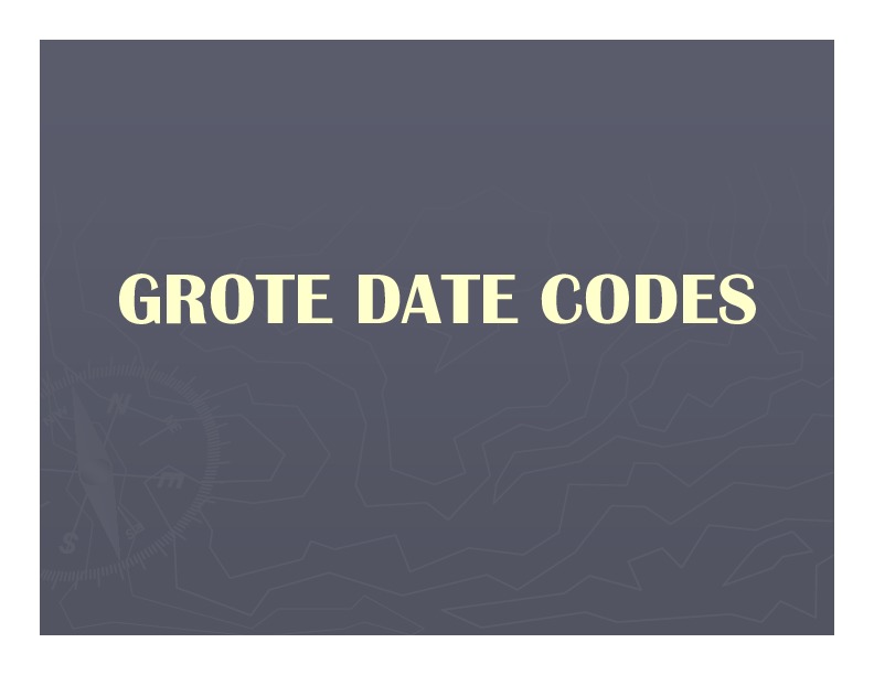 Codes de données Grote