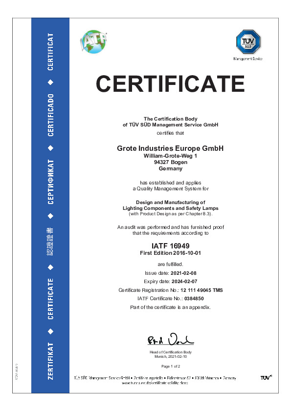 IATF 16949 (Inglés)