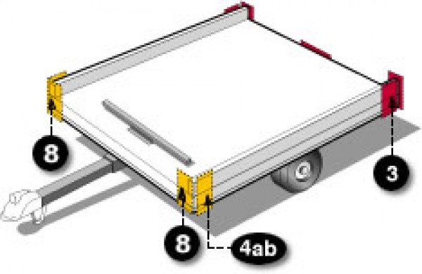 FMVSS small flat trailer lighting codes