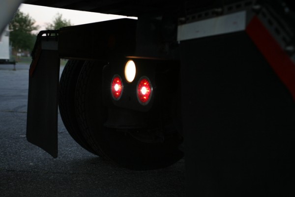 LED Stop Tail Turn Lights on heavy duty truck