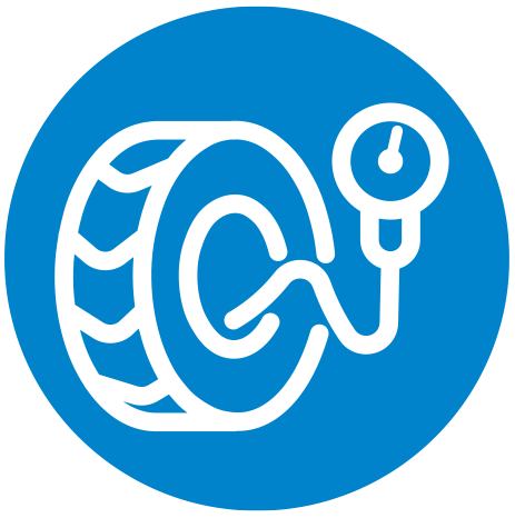 a pressure monitoring icon