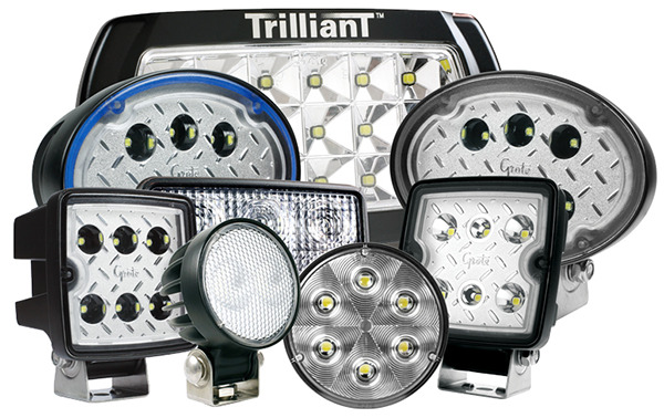 A montage of various Trilliant LED Work Lights