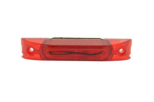 turtleback thin line single bulb clearance marker lightred - 360