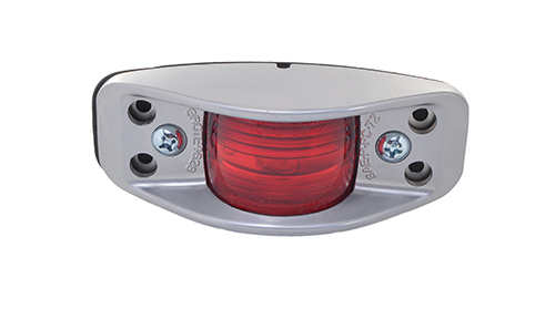 die cast aluminum clearance marker light flat back red - 360