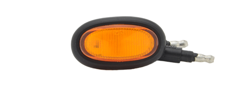 Amber LED Clearance Marker Light With Grommet. - 360